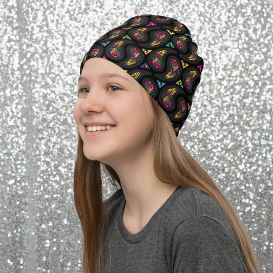 Black Paisley Party - Lightweight Patterned Multi-Use Neck Gaiter