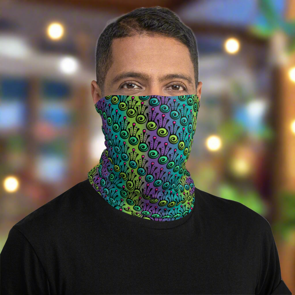 Vibrant Unisex Patterned Neck Gaiter | Stylish, Versatile & Ultra-Comfortable