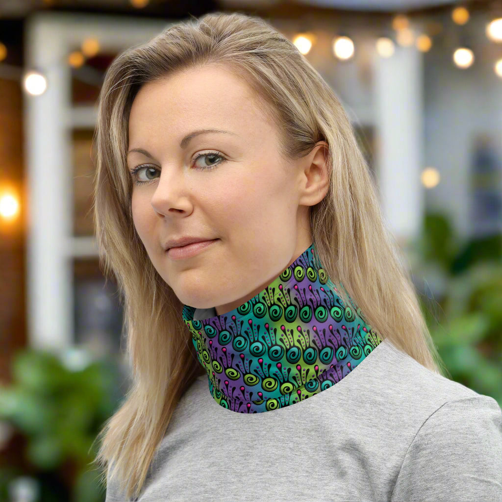 Vibrant Unisex Patterned Neck Gaiter | Stylish, Versatile & Ultra-Comfortable