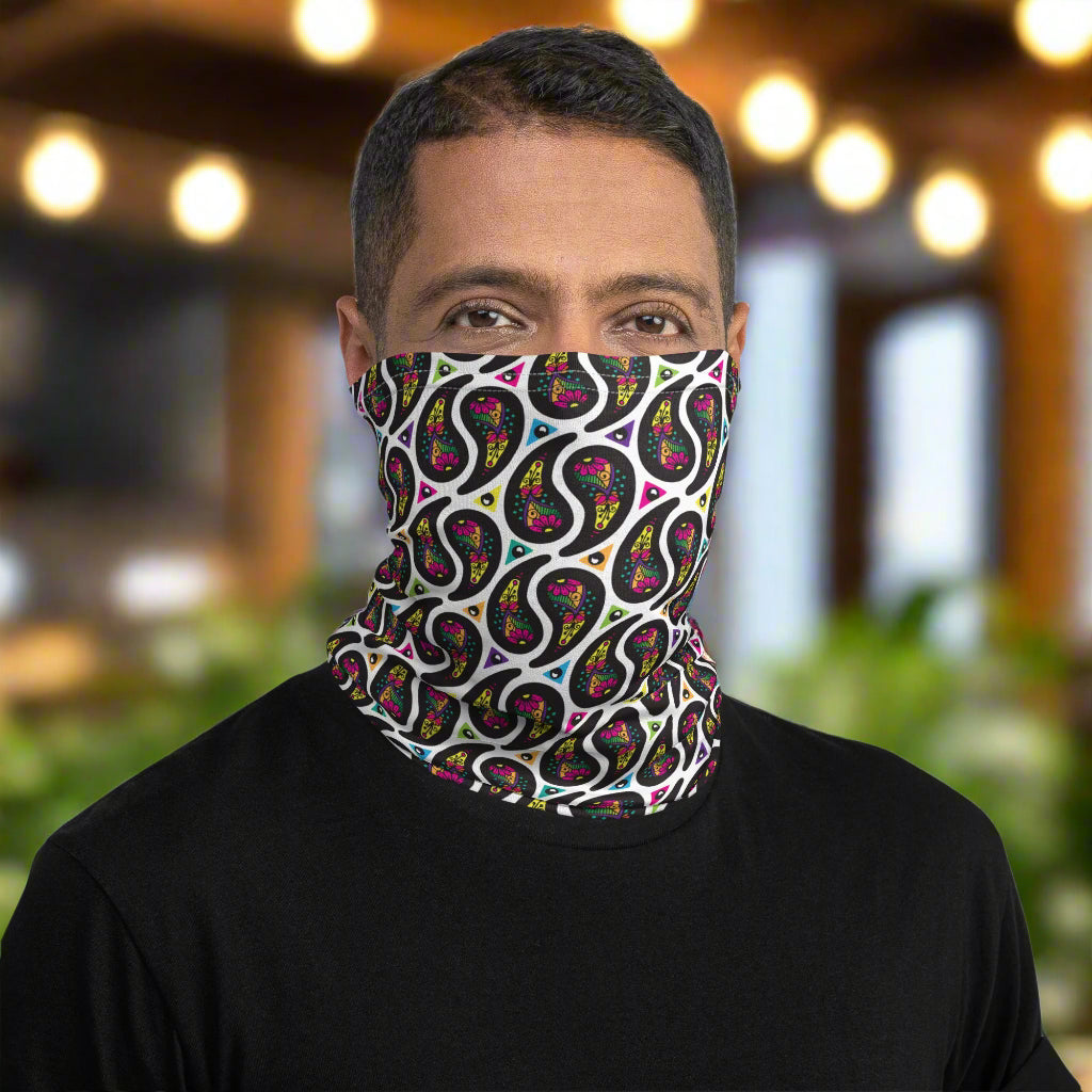 Vibrant Unisex Patterned Neck Gaiter | Stylish, Versatile & Ultra-Comfortable
