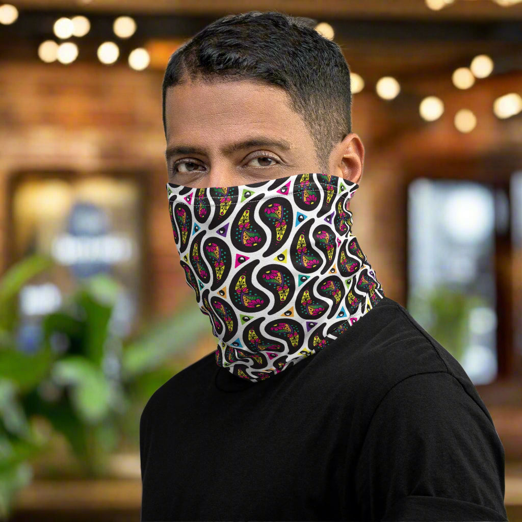 Vibrant Unisex Patterned Neck Gaiter | Stylish, Versatile & Ultra-Comfortable