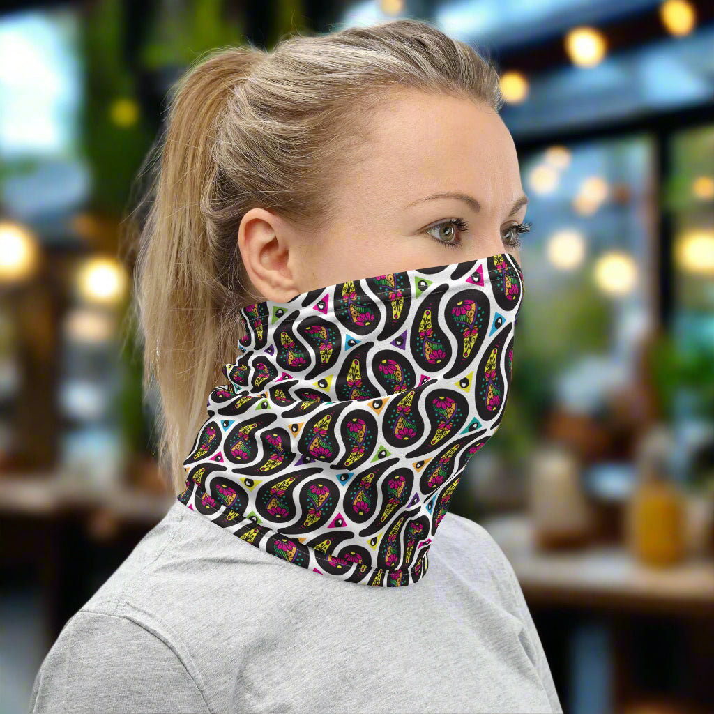 Vibrant Unisex Patterned Neck Gaiter | Stylish, Versatile & Ultra-Comfortable