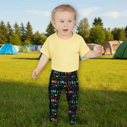 Minstrel Magic - Funky Kids, Toddlers & Teens Colourful Leggings | Festivals, Wellness & Loungewear