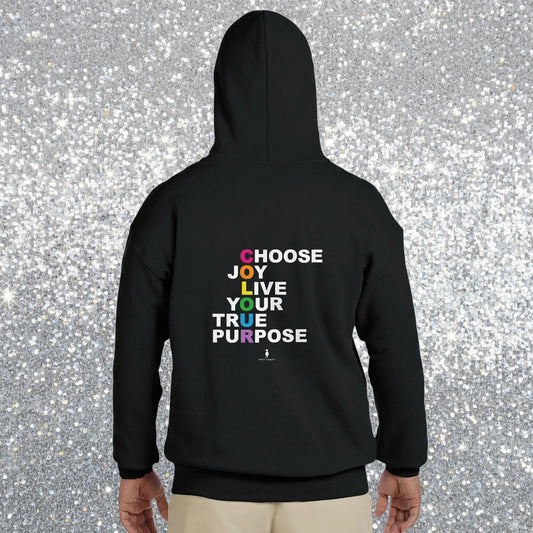 Choose Joy - Motivational Unisex Festival Hoodie