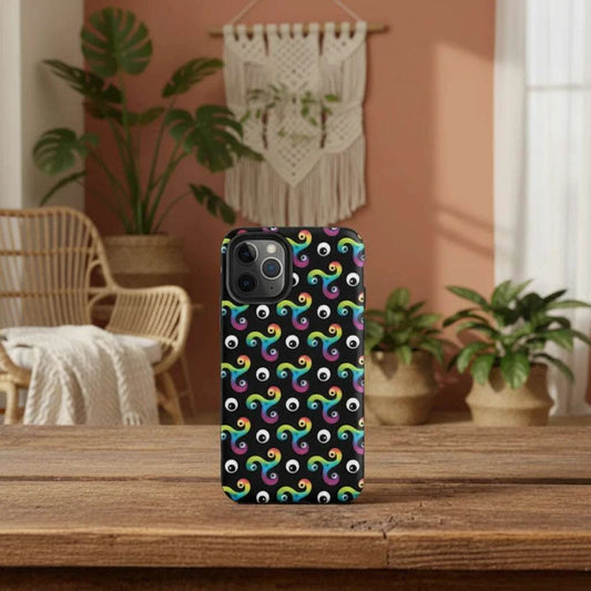 Trippy Triskelion - Psychedelic Patterned Phone Case (iPhone + Samsung)