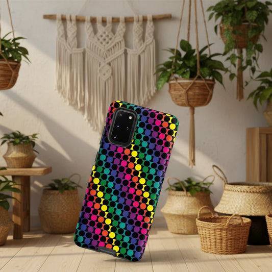 Vibrant Rainbow Disco Lights Phone Case (iPhone + Samsung)