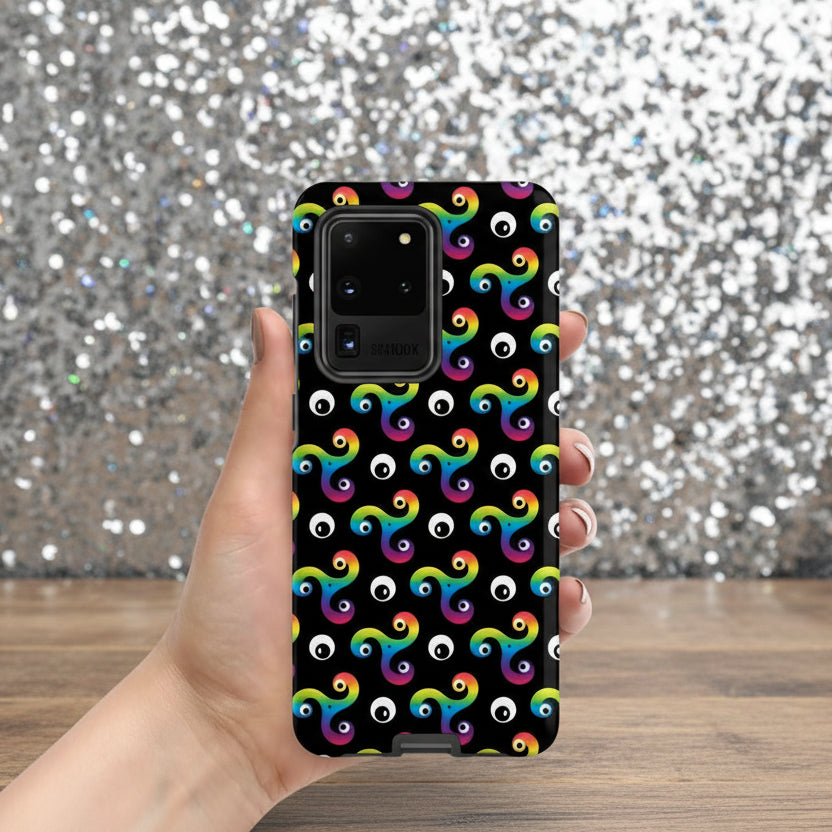 Trippy Triskelion - Psychedelic Patterned Phone Case (iPhone + Samsung)