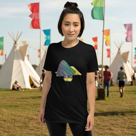 Jungle Tribal Frog - Trippy Psychedelic Graphic Festival T-Shirt