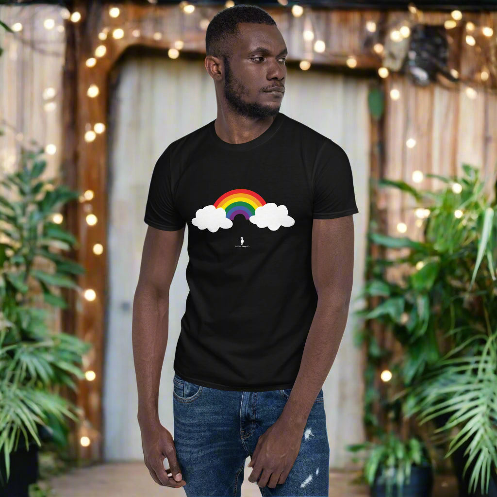 Bold Colourful Pride Rainbow LGBTQ+ Graphic T-Shirt