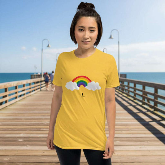 Rainbow Sparkle - Colourful Pride Rainbow LGBTQ+ Graphic Festival T-Shirt