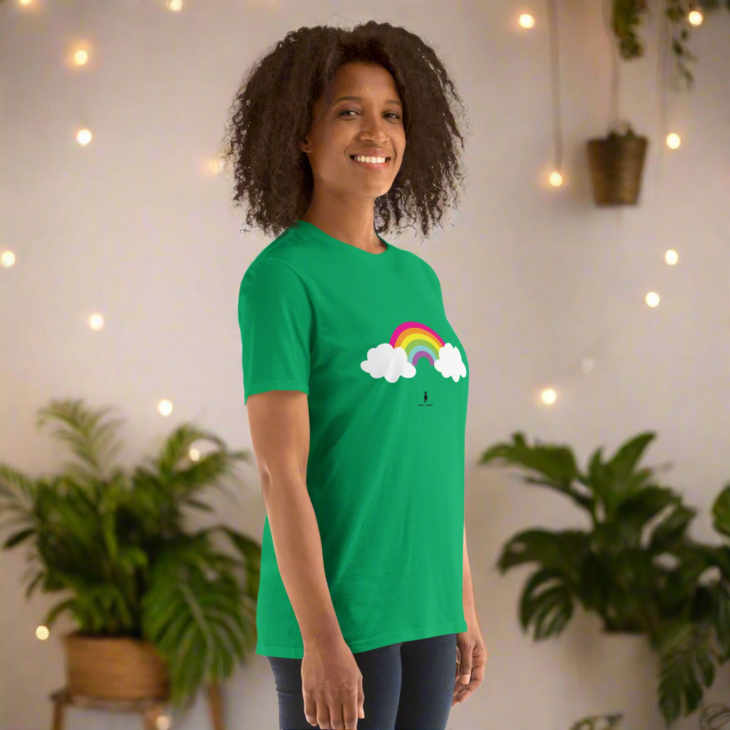 Bold Colourful Rainbow Retro Graphic T-Shirt