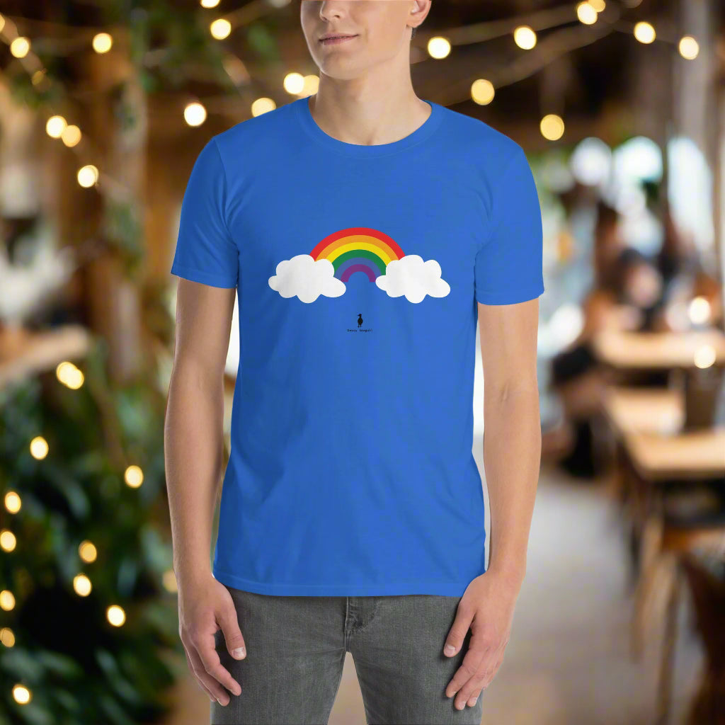 Bold Colourful Pride Rainbow LGBTQ+ Graphic T-Shirt