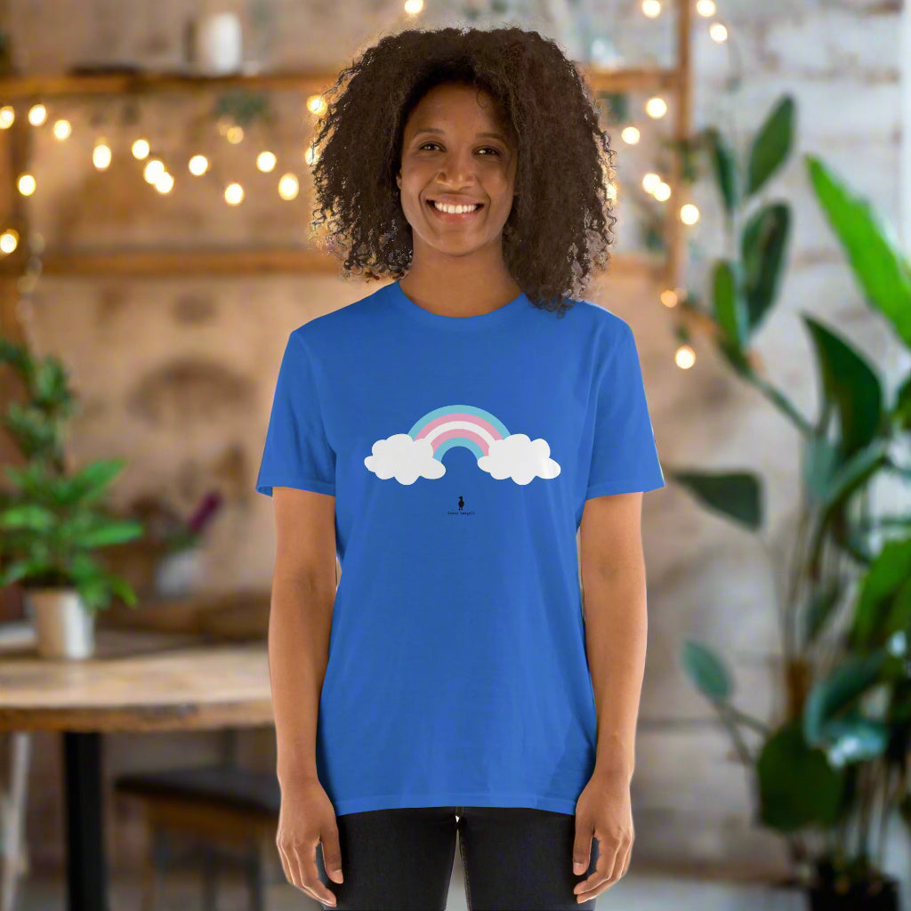 Bold Colourful Trans Pride Ally Rainbow LGBTQ+ Graphic T-Shirt