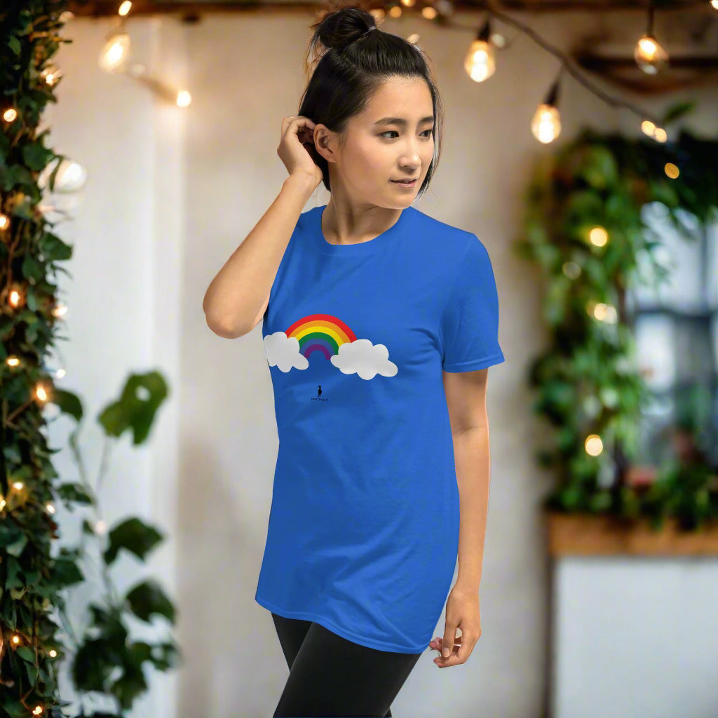 Bold Colourful Pride Rainbow LGBTQ+ Graphic T-Shirt