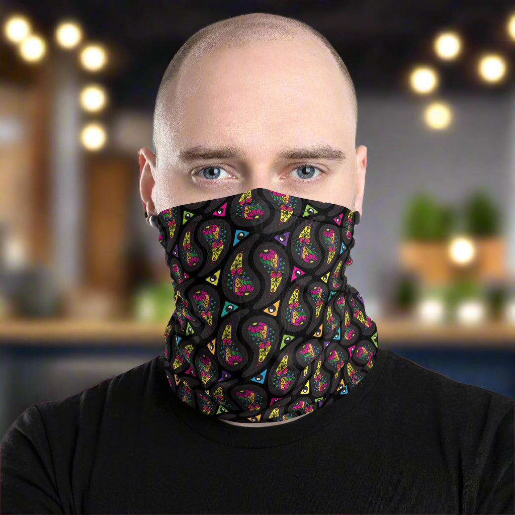 Vibrant Unisex Patterned Neck Gaiter | Stylish, Versatile & Ultra-Comfortable