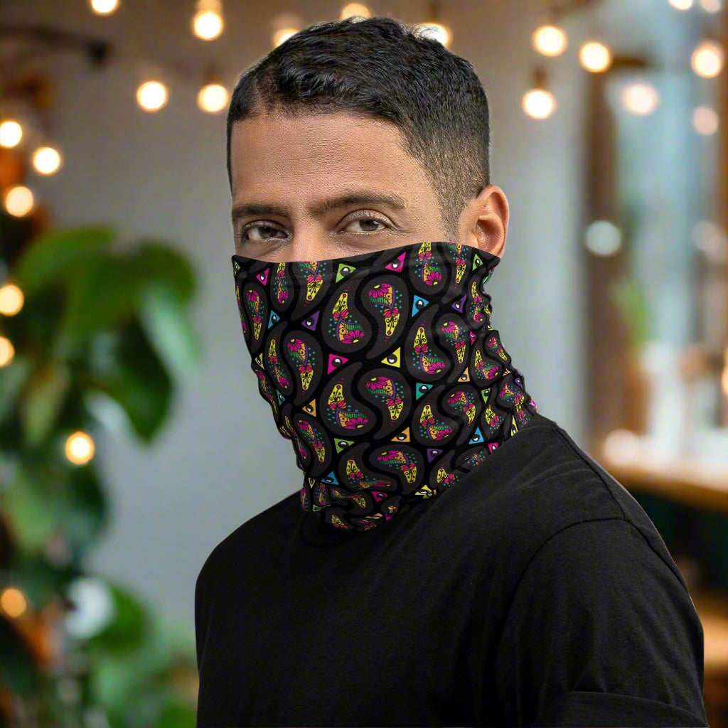 Vibrant Unisex Patterned Neck Gaiter | Stylish, Versatile & Ultra-Comfortable