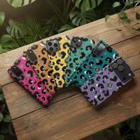 Leopard Glamour - Colourful Animal Print Phone Case (iPhone + Samsung)