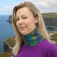 Jungle Tribal Frog - Lightweight Patterned Multi-Use Neck Gaiter