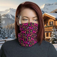 Pink Paisley Party - Lightweight Patterned Multi-Use Neck Gaiter