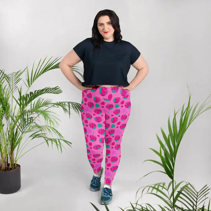 Funk Party - Funky Women's High-Waist Geometric Patterned Yoga Leggings