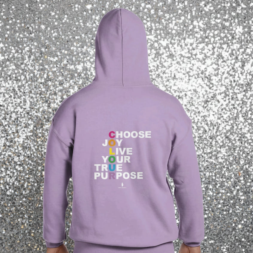 Choose Joy - Motivational Unisex Festival Hoodie