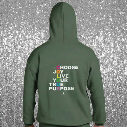 Choose Joy - Motivational Unisex Festival Hoodie