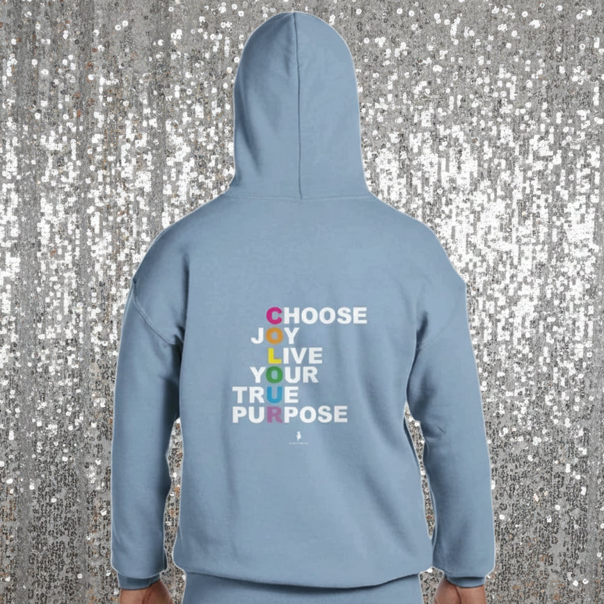Choose Joy - Motivational Unisex Festival Hoodie