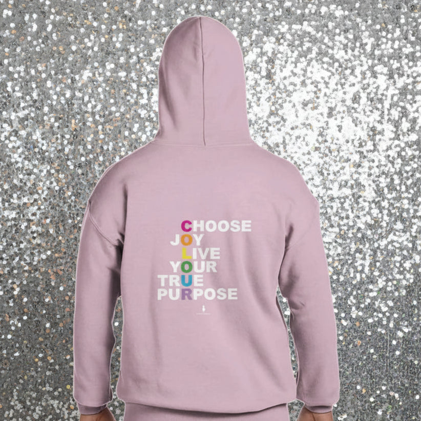 Choose Joy - Motivational Unisex Festival Hoodie