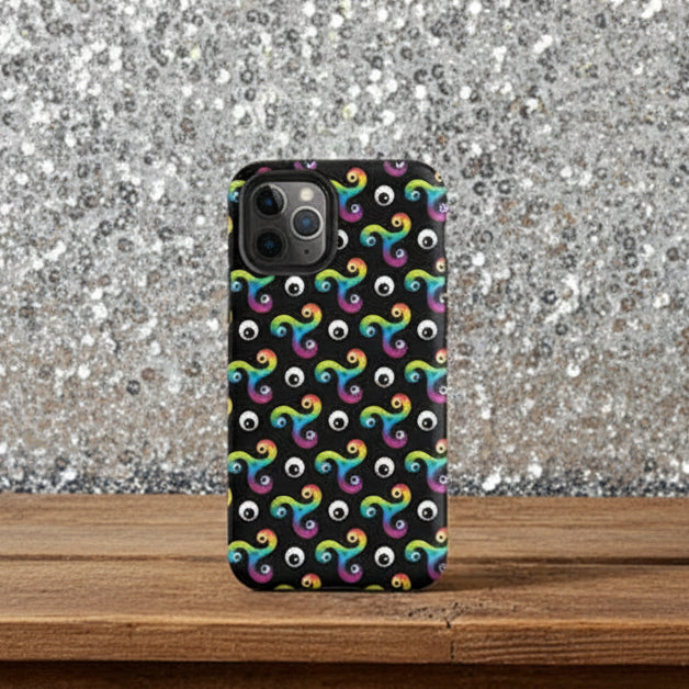 Trippy Triskelion - Psychedelic Patterned Phone Case (iPhone + Samsung)