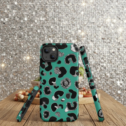 Leopard Glamour - Colourful Animal Print Phone Case (iPhone + Samsung)