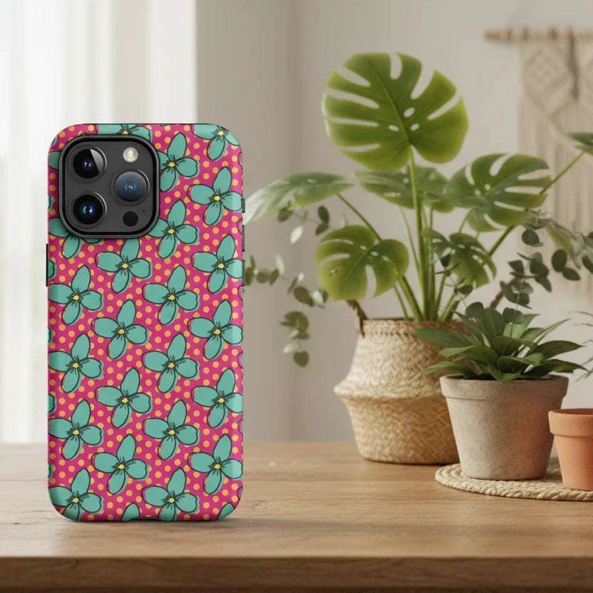 Boho Spring Dotty & Ditzy Floral Phone Case (iPhone + Samsung)