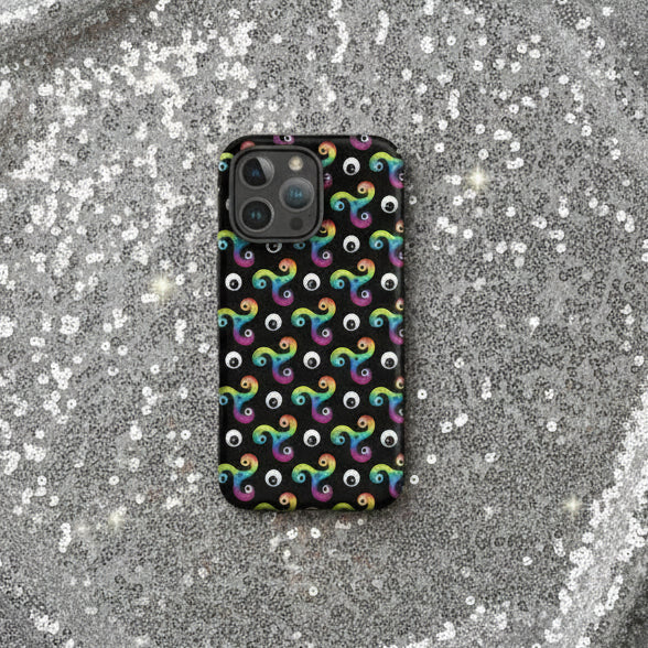 Trippy Triskelion - Psychedelic Patterned Phone Case (iPhone + Samsung)
