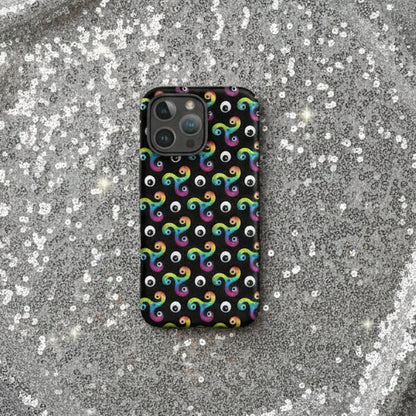 Trippy Triskelion - Psychedelic Patterned Phone Case (iPhone + Samsung)
