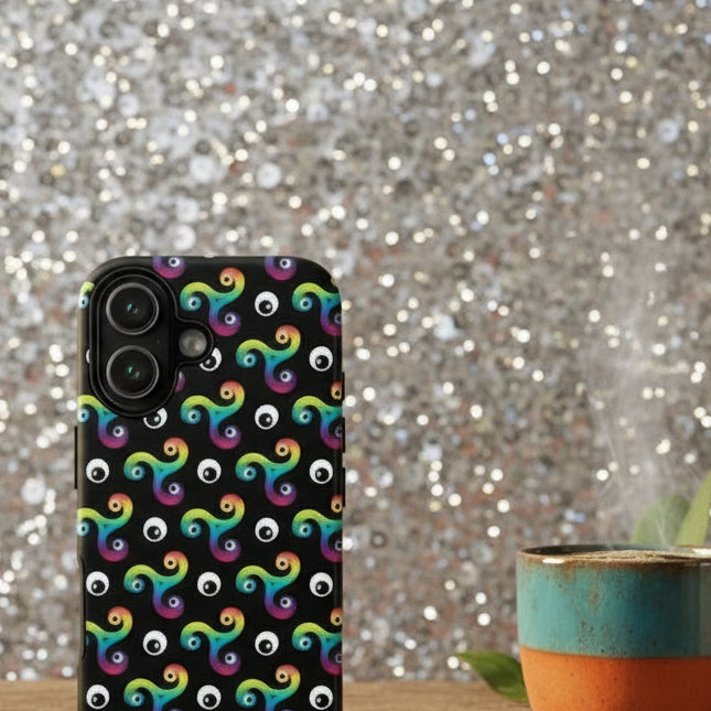 Trippy Triskelion - Psychedelic Patterned Phone Case (iPhone + Samsung)