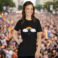 Rainbow Sparkle - Colourful Pride Rainbow LGBTQ+ Graphic Festival T-Shirt
