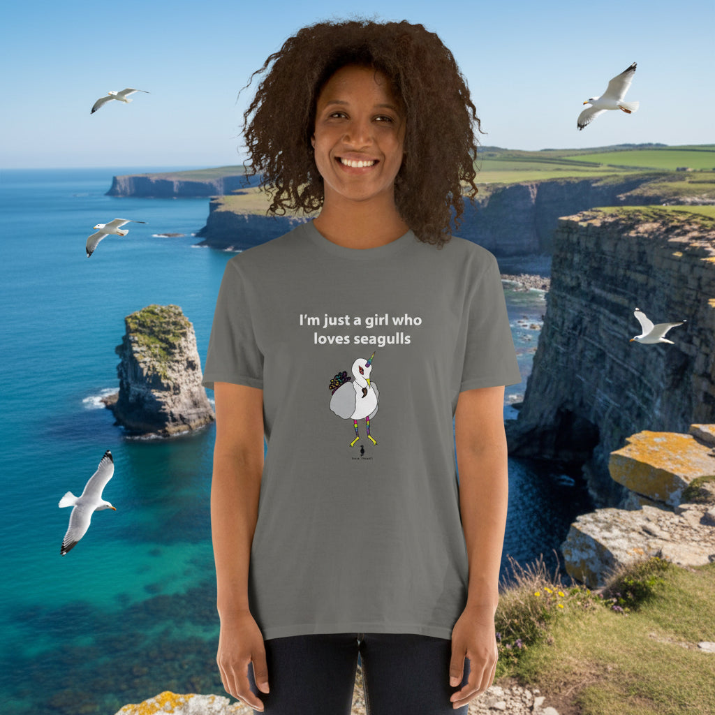 I'm Just A Girl Who Loves Seagulls T-shirt