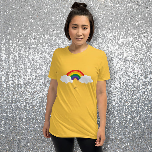 Rainbow Sparkle - Colourful Pride Rainbow LGBTQ+ Graphic Festival T-Shirt