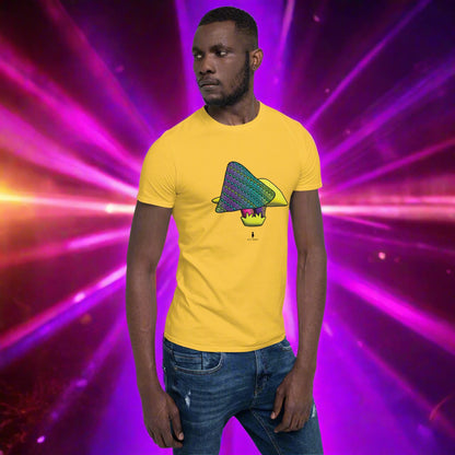 Bold Colourful Mushrooms Punk Psychedelic Retro Rave Graphic T-Shirt