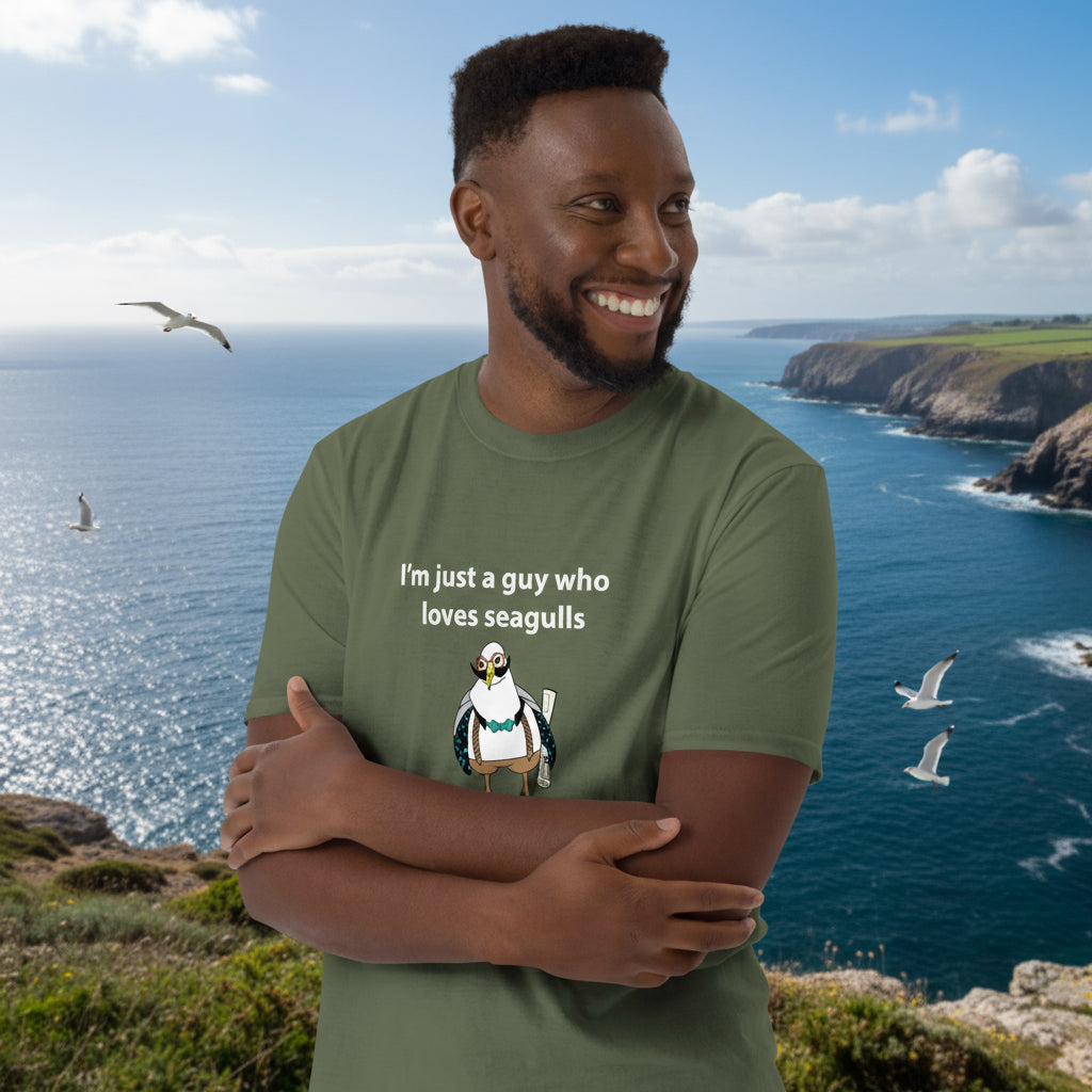 I'm Just A Guy Who Loves Seagulls T-shirt