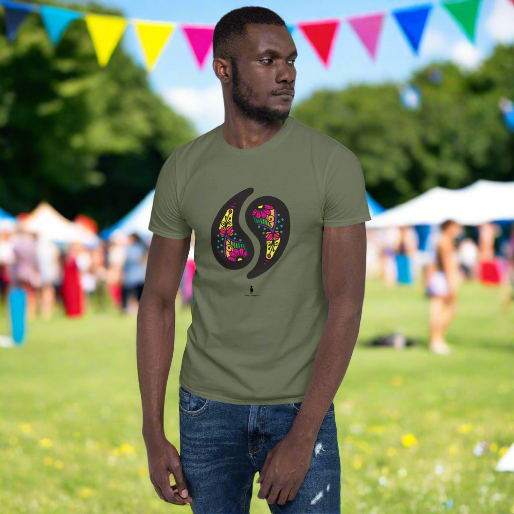Vibrant, Fun Paisley Party Funky Summer T-Shirt