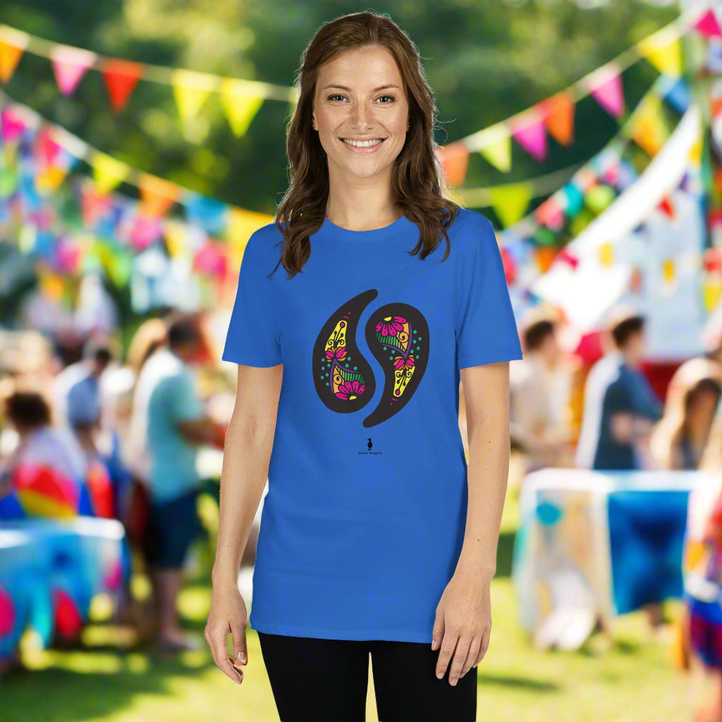 Vibrant, Fun Paisley Party Funky Summer T-Shirt